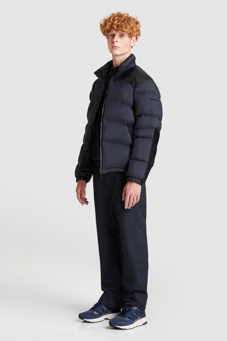 Wendbare Muffle Daunenjacke