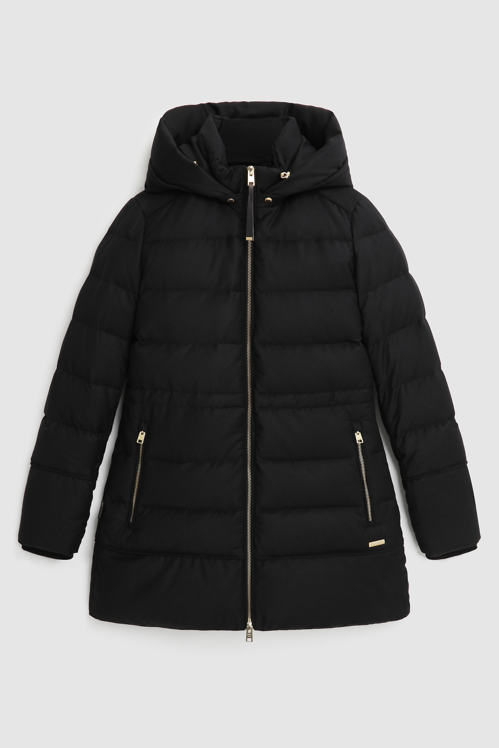 Luxury Parka in Italian virgin wool and silk crafted with a Loro Piana fabric