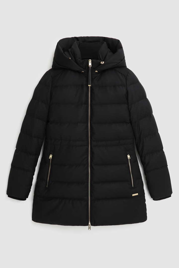 Parka Luxury en soie et laine vierge italienne