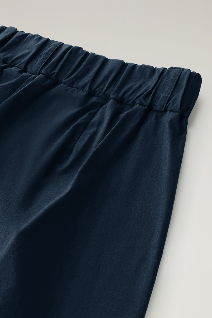 Pure Cotton Poplin Shorts Blue photo 7 | Woolrich