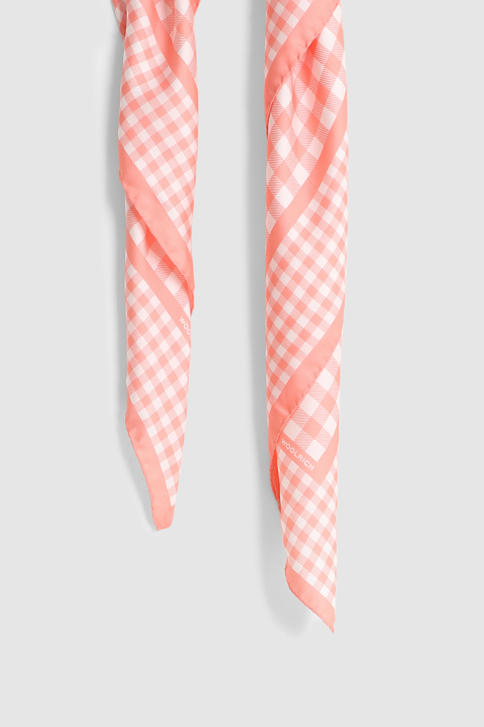 Gingham Silk Scarf Pink photo 2 | Woolrich