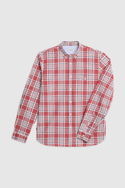 Oxford Pure Cotton Shirt Red | Woolrich