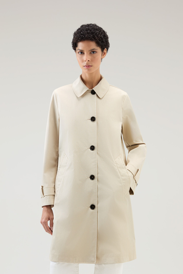 Women's Havice Trench Coat in Best Cotton Beige | Woolrich USA