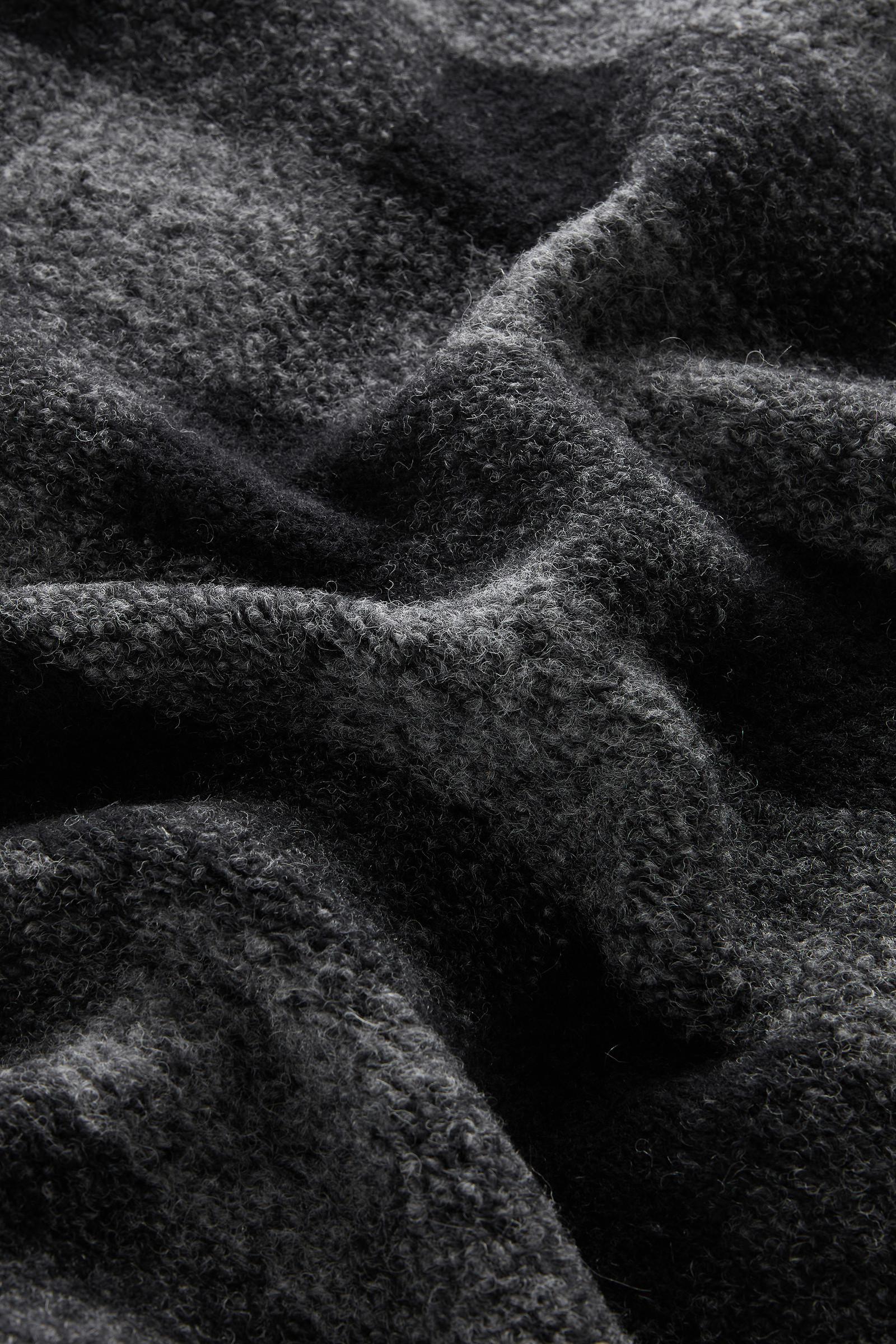 Women's Gentry Coat in Wool Blend with Hood Black | Woolrich USA