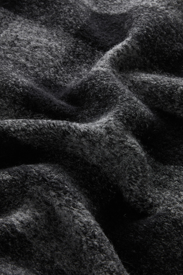 Gentry Coat in Wool Blend with Hood Gray photo 5 | Woolrich