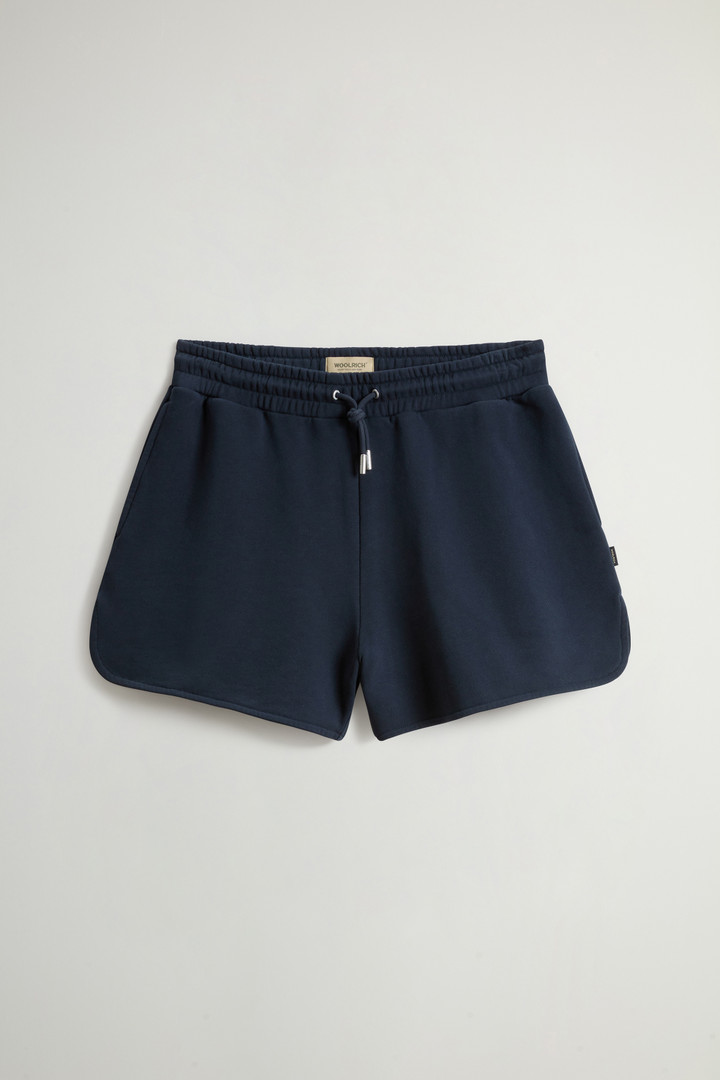 Shorts aus gebürsteter reiner Baumwolle Blau photo 4 | Woolrich