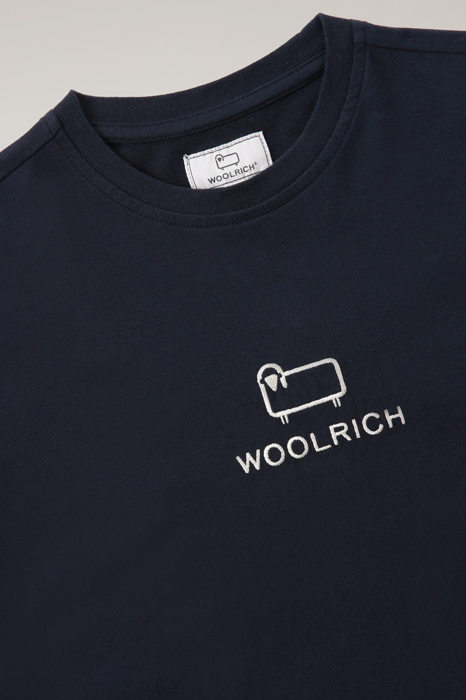 Boys' Long Sleeve Sheep Tee Blue photo 3 | Woolrich