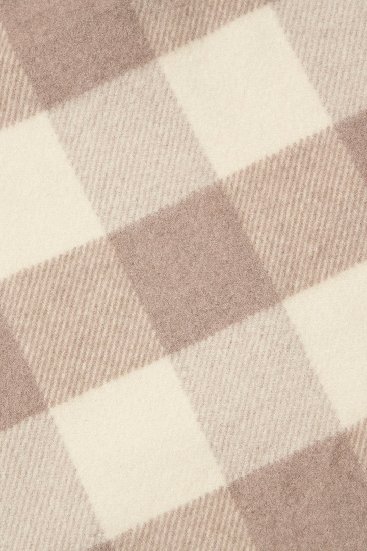 WOOL CHECK TROUSERS Beige photo 6 | Woolrich