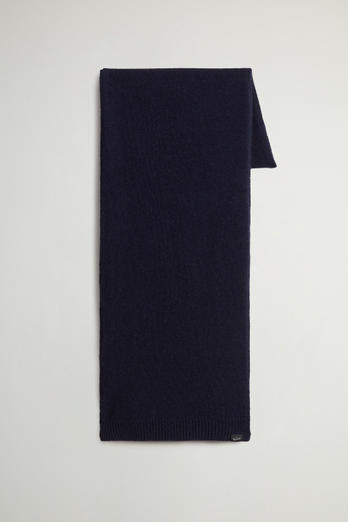Merino Virgin Wool-Blend Scarf Blue | Woolrich