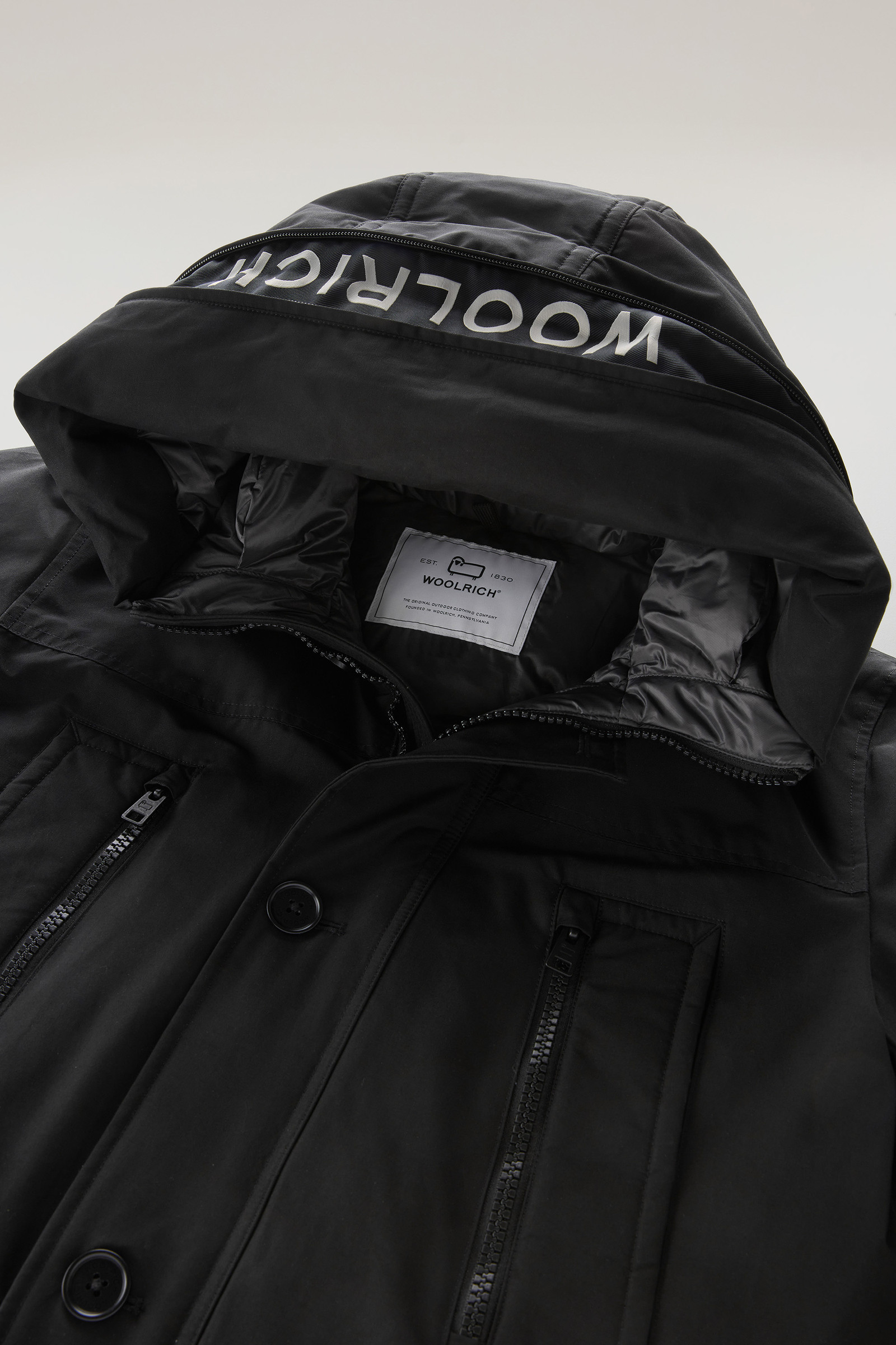 Arctic Parka Evolution de Ramar Cloth negro photo 7 | Woolrich