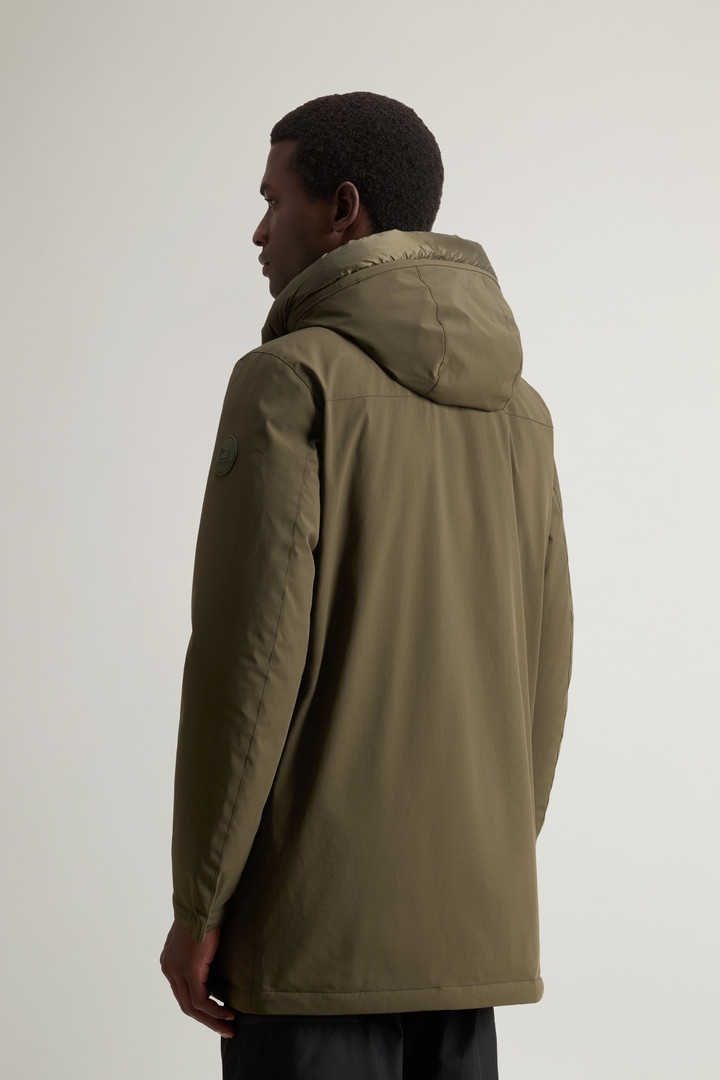 Mountain Parka in Stretch Nylon Green photo 3 | Woolrich