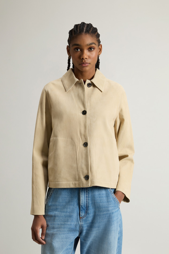 Suede jacket Beige photo 1 | Woolrich