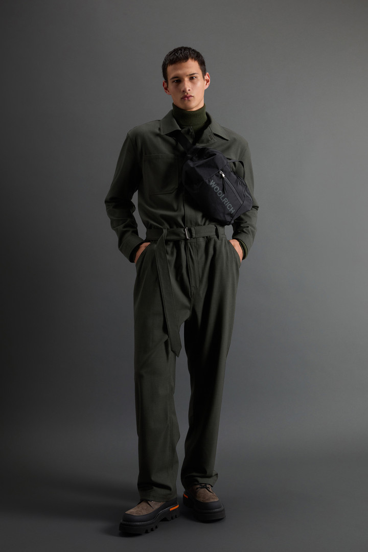 Stretch Wool Jumpsuit by Todd Snyder Green photo 2 | Woolrich