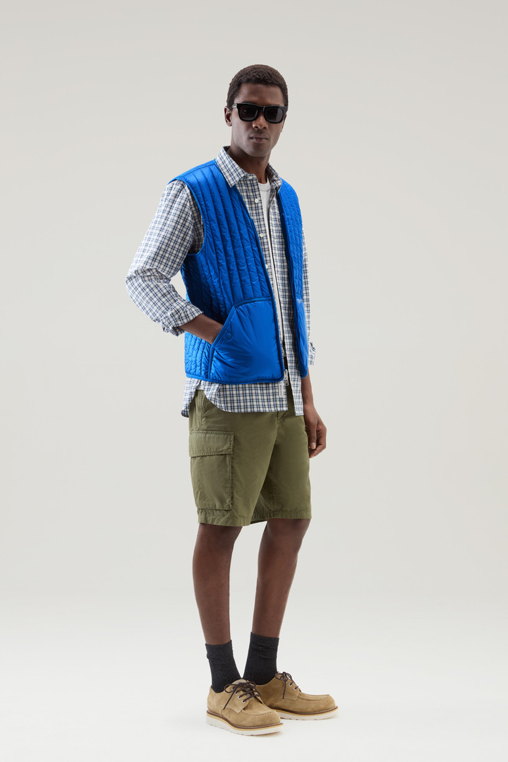 Quilted Vest in Recycled Pertex Quantum Blue photo 2 | Woolrich