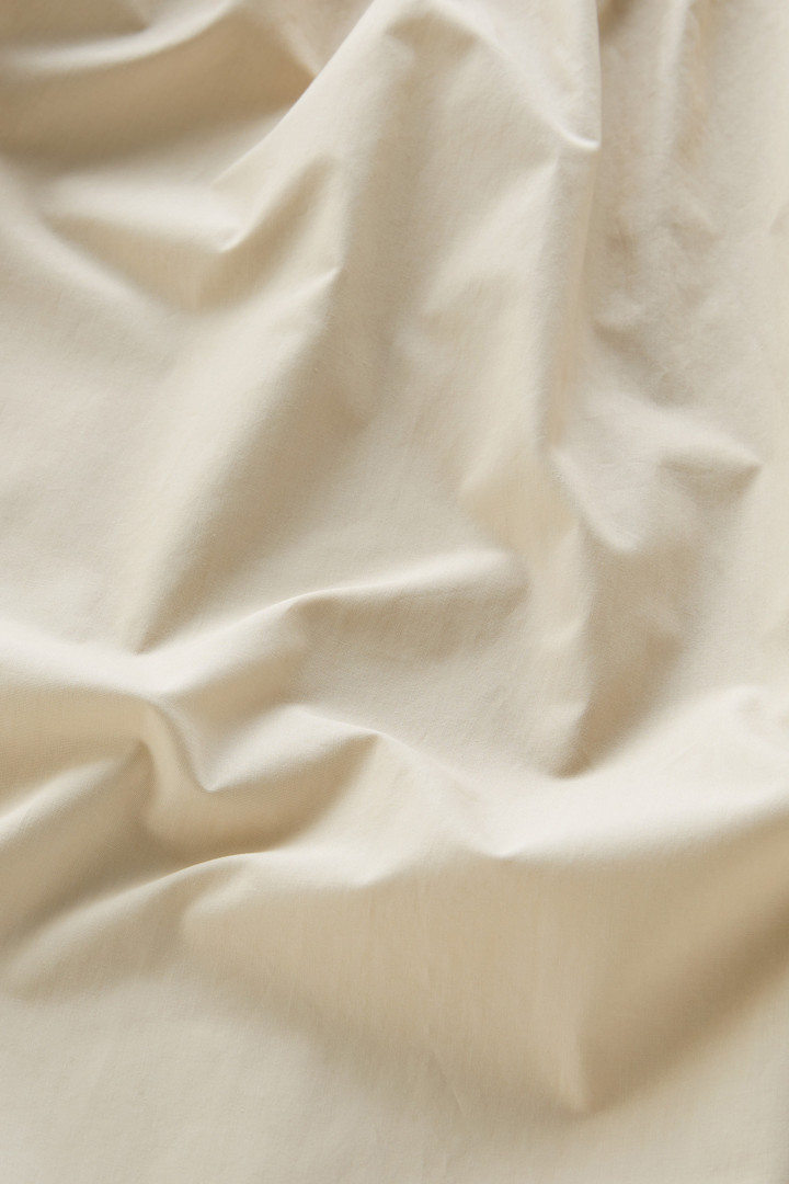 Short Dress in Pure Cotton Poplin Beige photo 8 | Woolrich