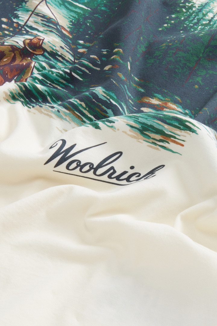 Pure Cotton T-Shirt with Print by Todd Snyder White photo 9 | Woolrich