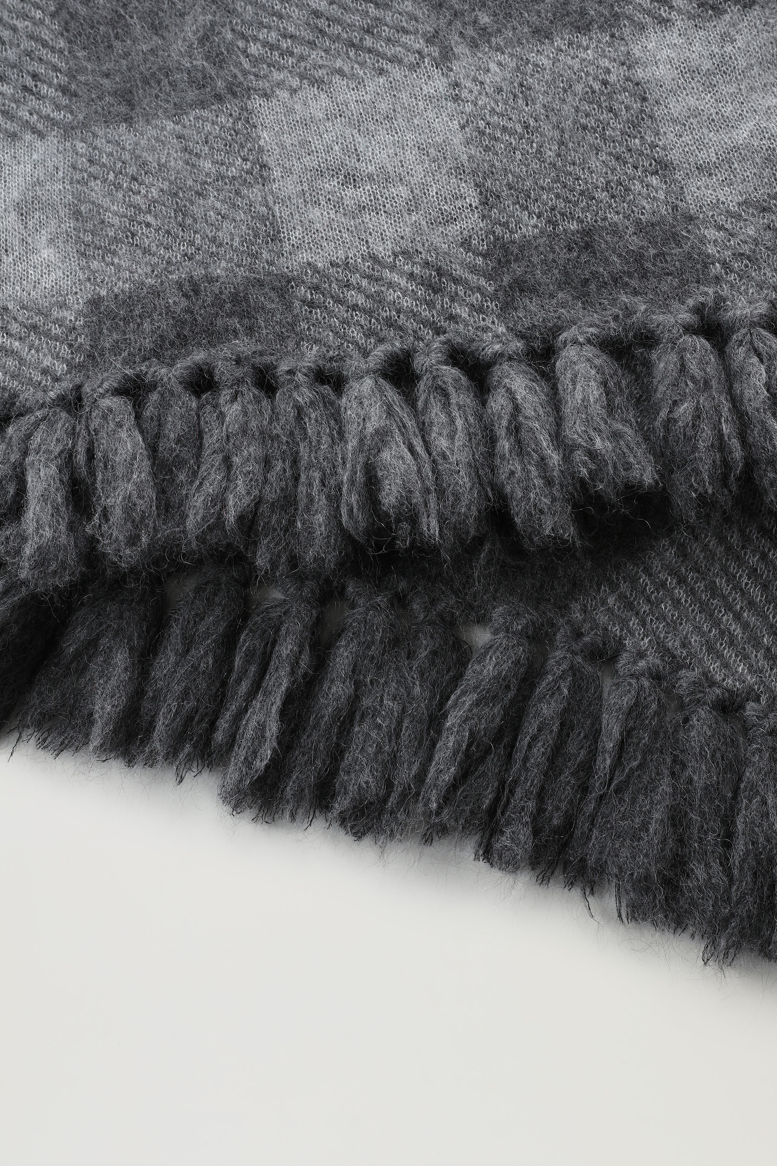 Mohair Wool Blend Scarf - Daniëlle Cathari / Woolrich Black photo 3 | Woolrich