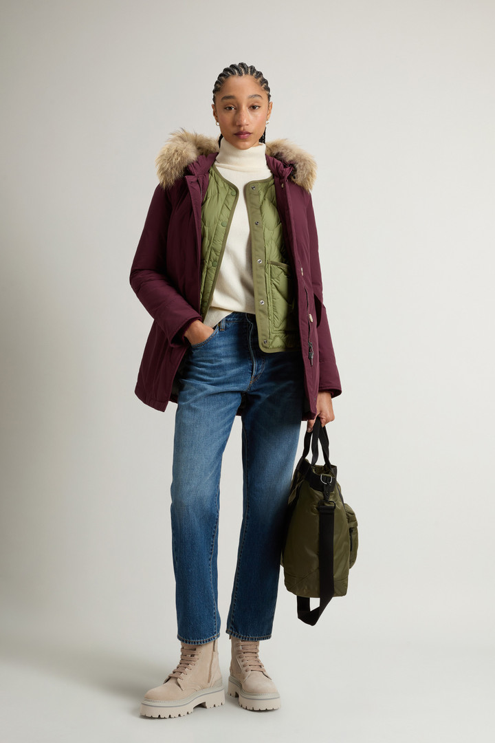 Arctic Parka in Urban Touch with Detachable Fur Purple photo 2 | Woolrich