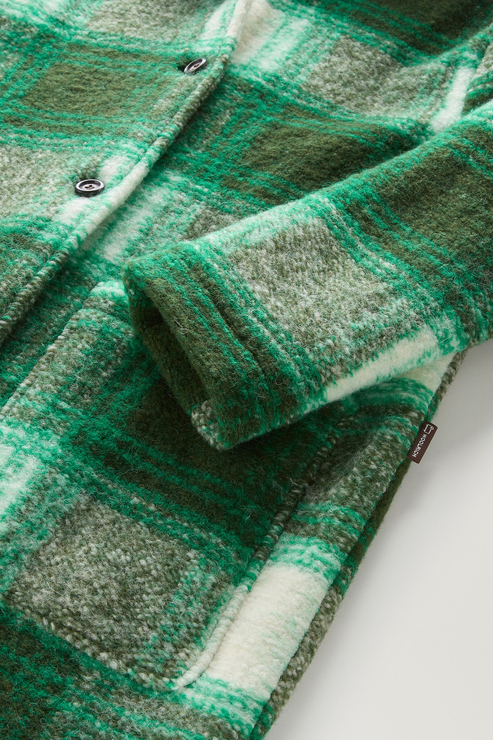 Gentry Mantel aus Wollmischung mit Kapuze grün photo 7 | Woolrich