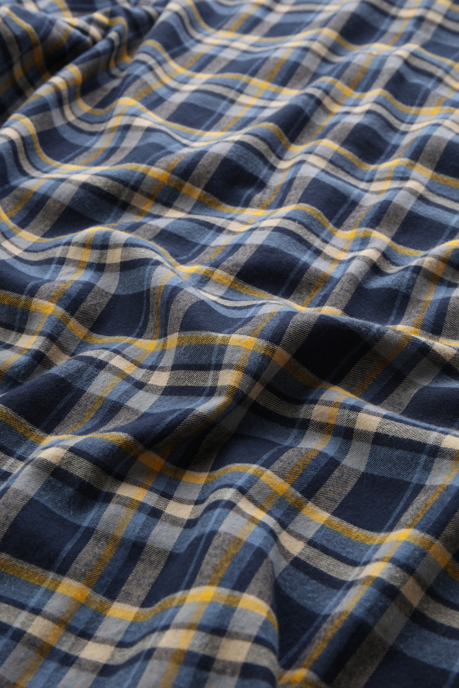 Madras Light Flannel Check Shirt Yellow photo 10 | Woolrich