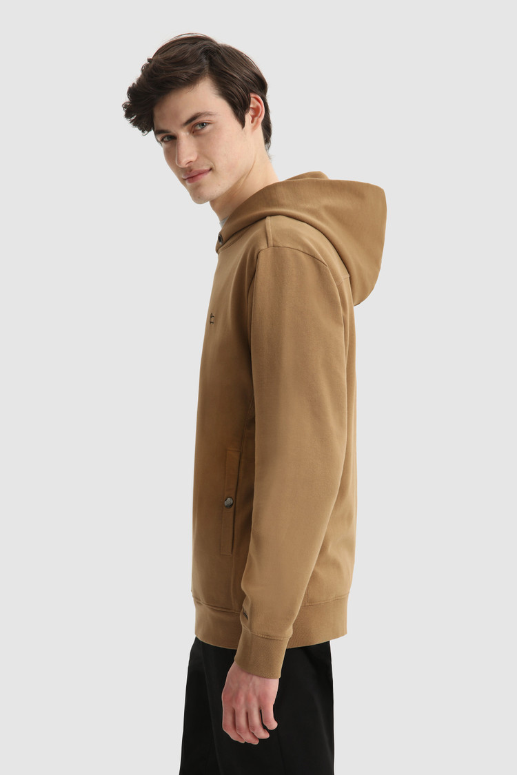 American brushed cotton hoodie