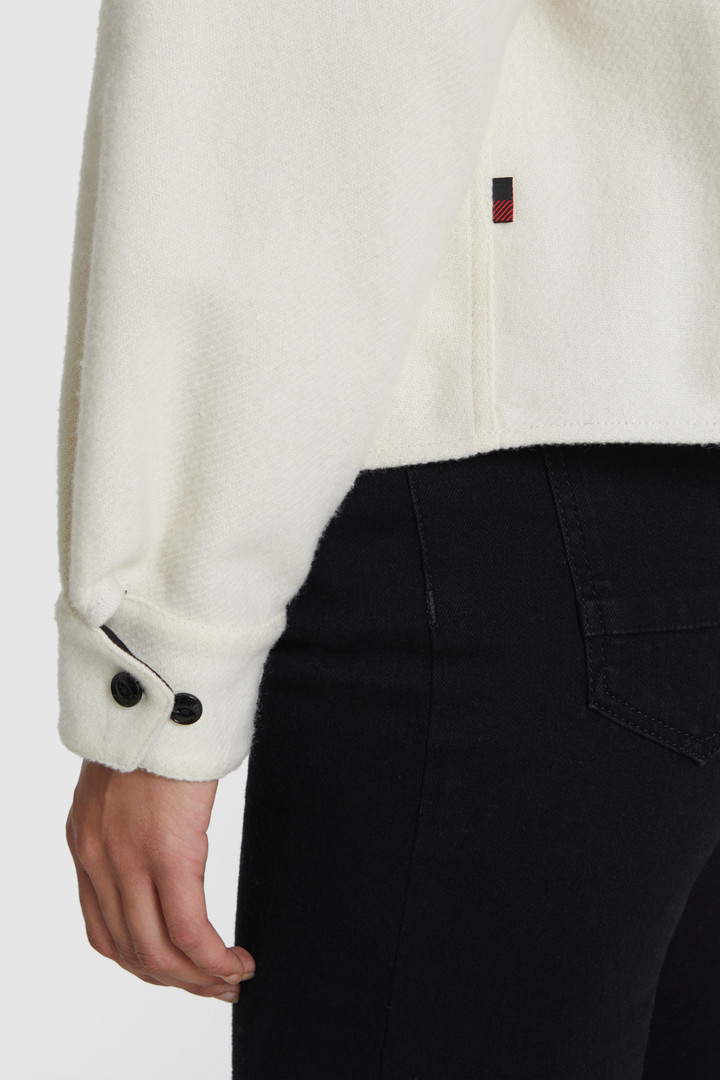 Stag overshirt with fringes
