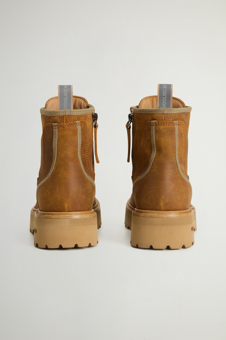 Main Combat Boots in Brushed Suede Brown photo 3 | Woolrich