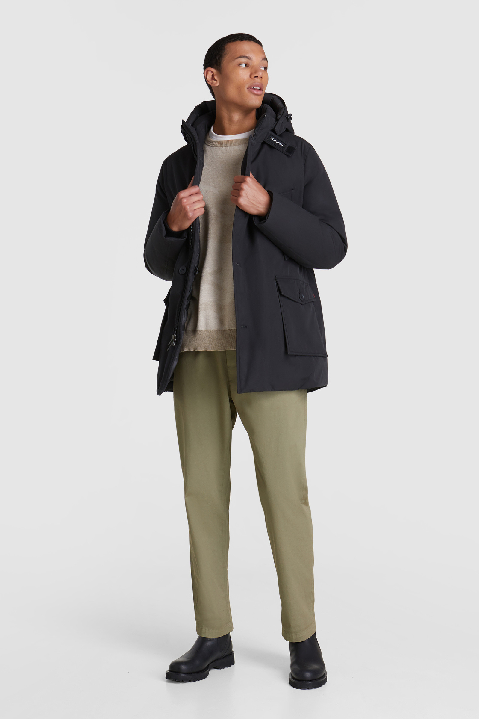 Arctic milieuvriendelijke Parka in Byrd-Cloth