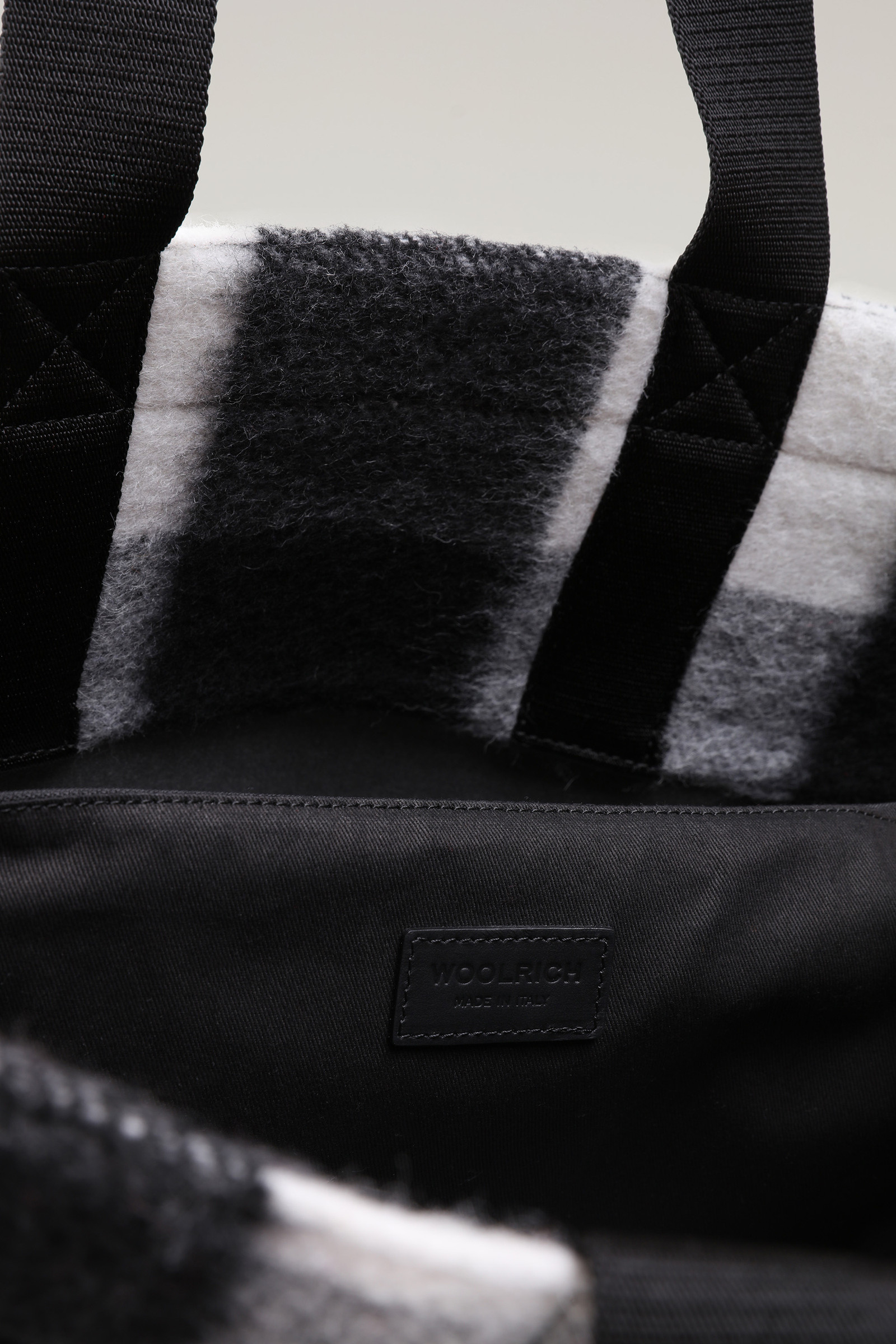 Amerikaanse wollen draagtas met Buffalo-ruitjes wit photo 5 | Woolrich
