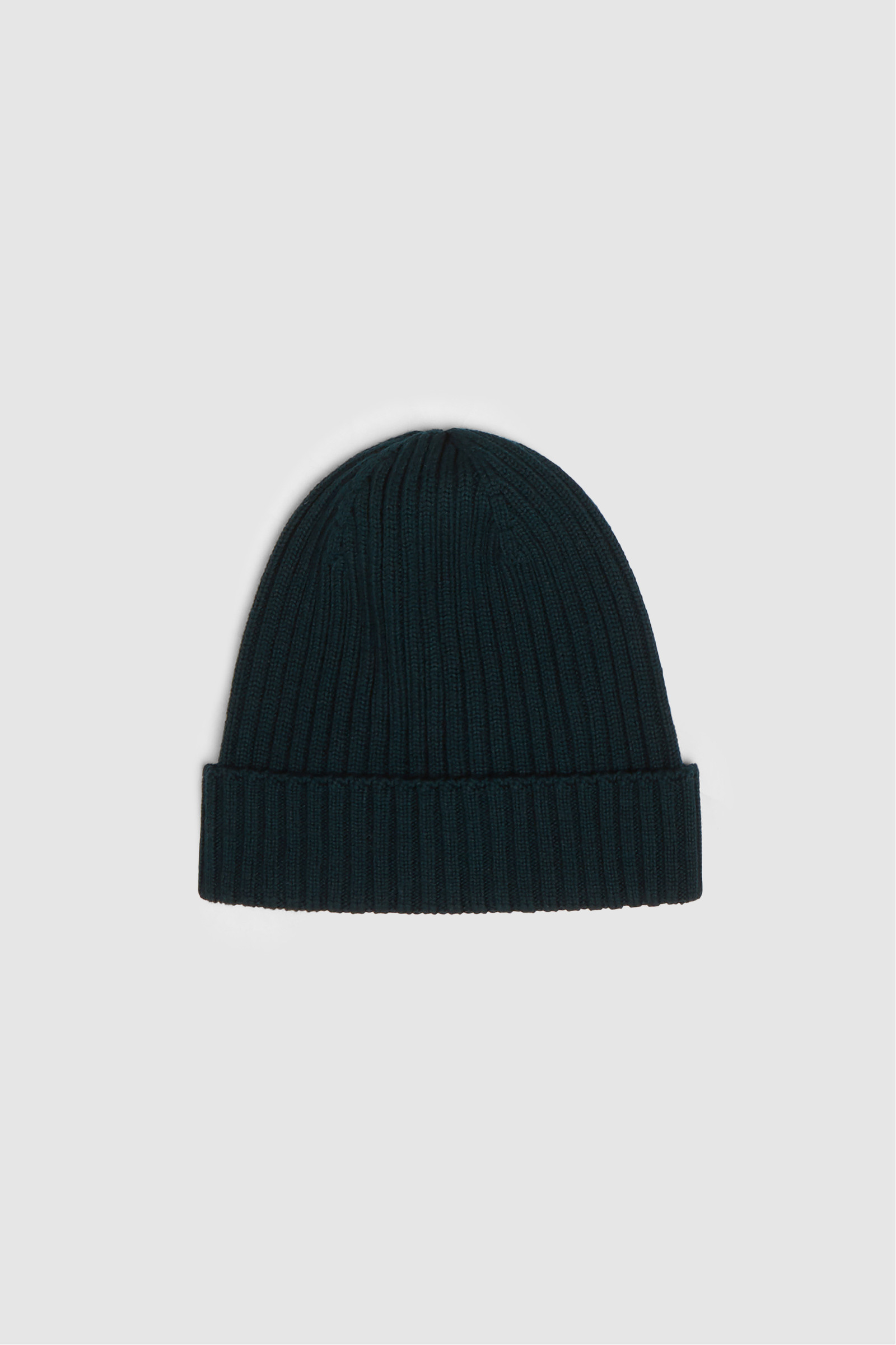 Rib-Stitched Wool Beanie