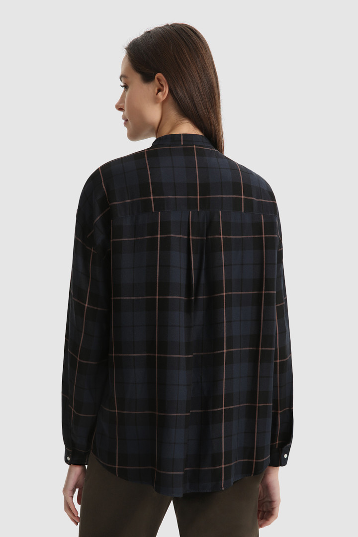 Twill Shirt with band collar