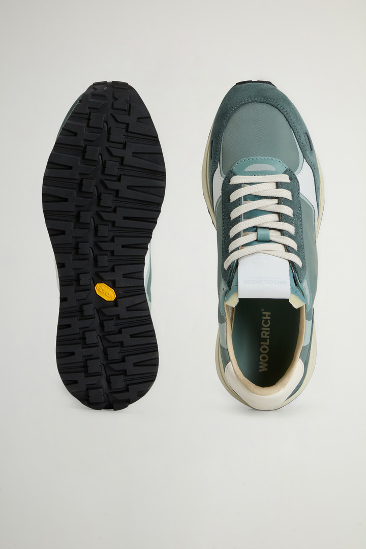 Retro Sneakers in Nylon with Leather and Suede Details White photo 4 | Woolrich