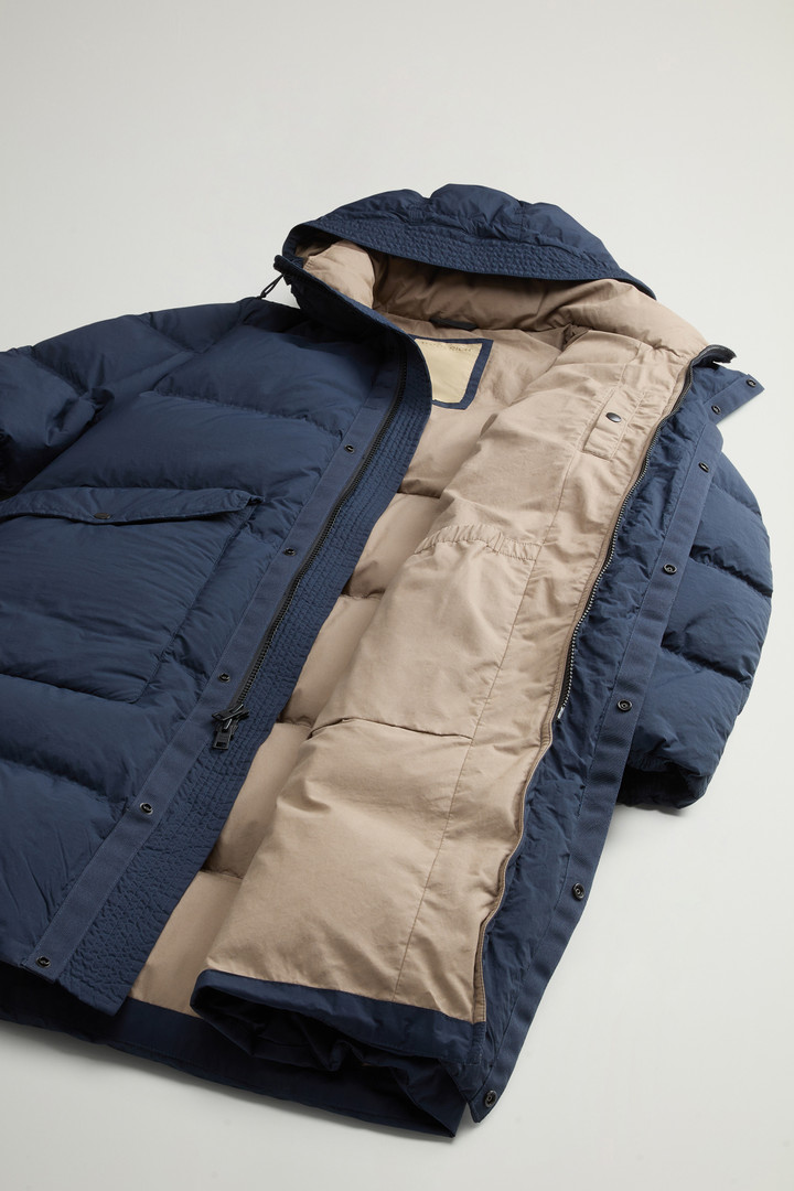 Parka trapuntato in nylon tinto in capo Blu photo 10 | Woolrich