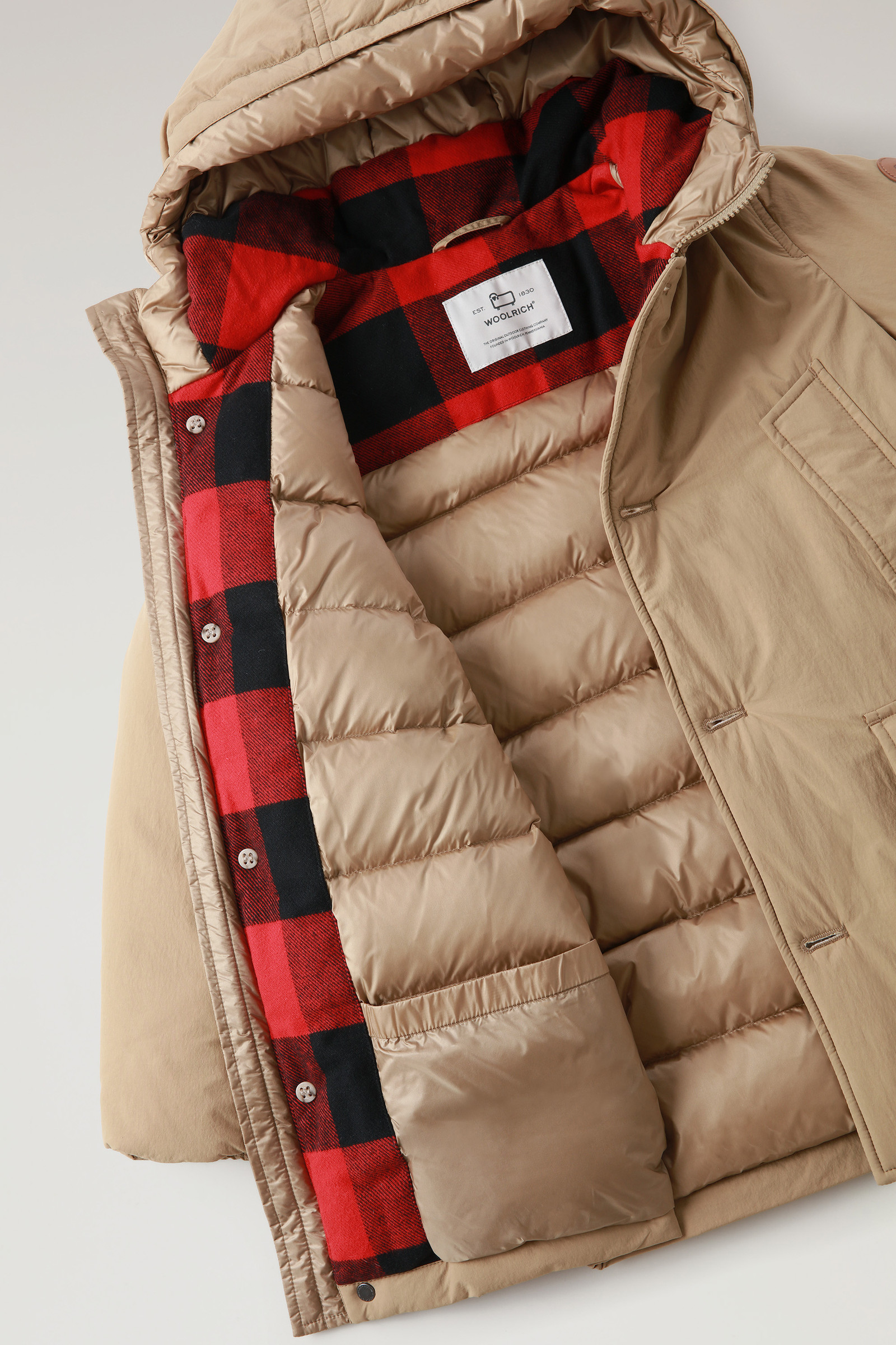 Bayman Parka aus Taslan-Nylon für Jungen khaki photo 6 | Woolrich