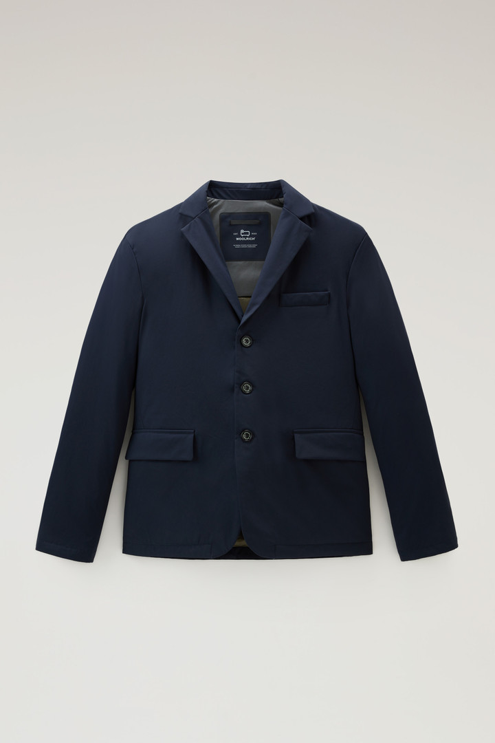 Down Blazer in Stretch Nylon Blue photo 1 | Woolrich