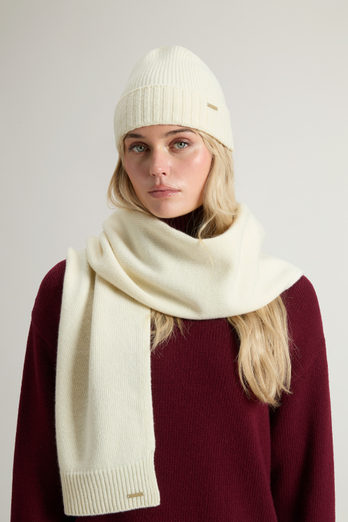 Geschenkset mit Beanie und Schal Weiß photo 1 | Woolrich