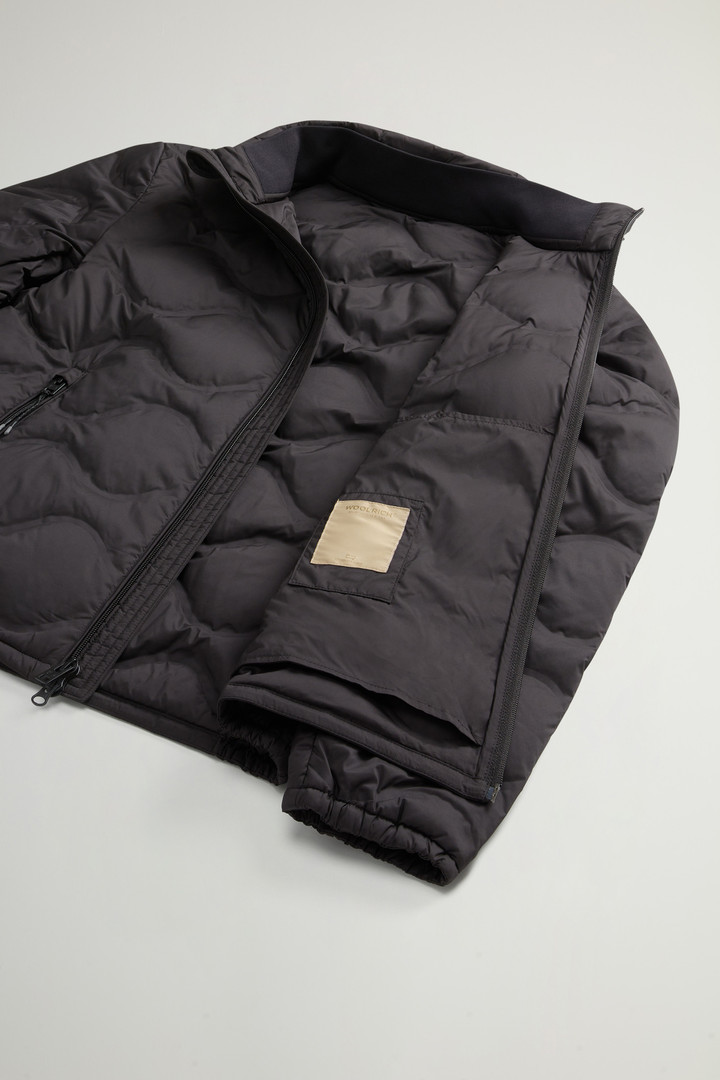 Lightweight Down Jacket in Microfiber with Onion Quilting Black photo 9 | Woolrich