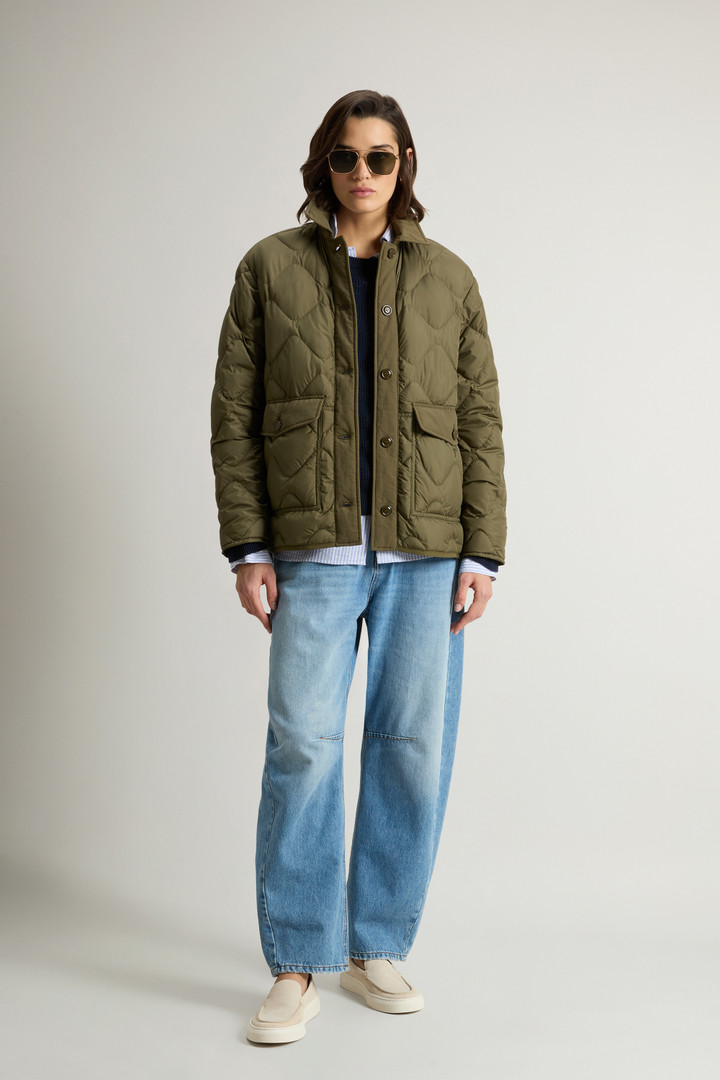 Microfiber Heritage Jacket Green photo 2 | Woolrich