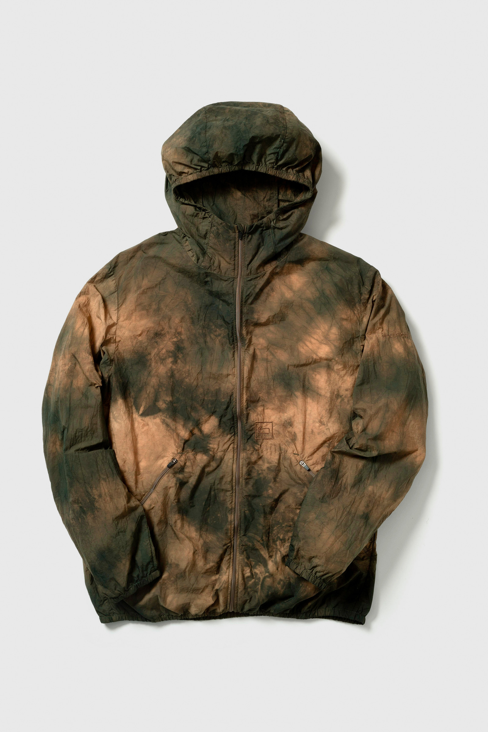 Garment-dyed hoodie Green | Woolrich