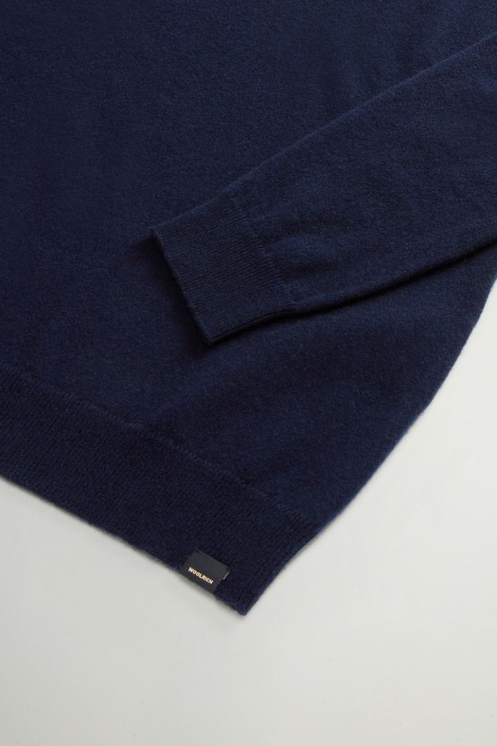 Pure Cashmere Crewneck Sweater Blue photo 7 | Woolrich