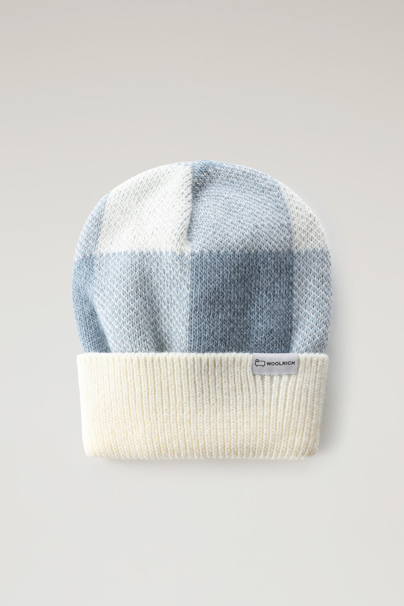 Girls' Buffalo Check Beanie Blue | Woolrich