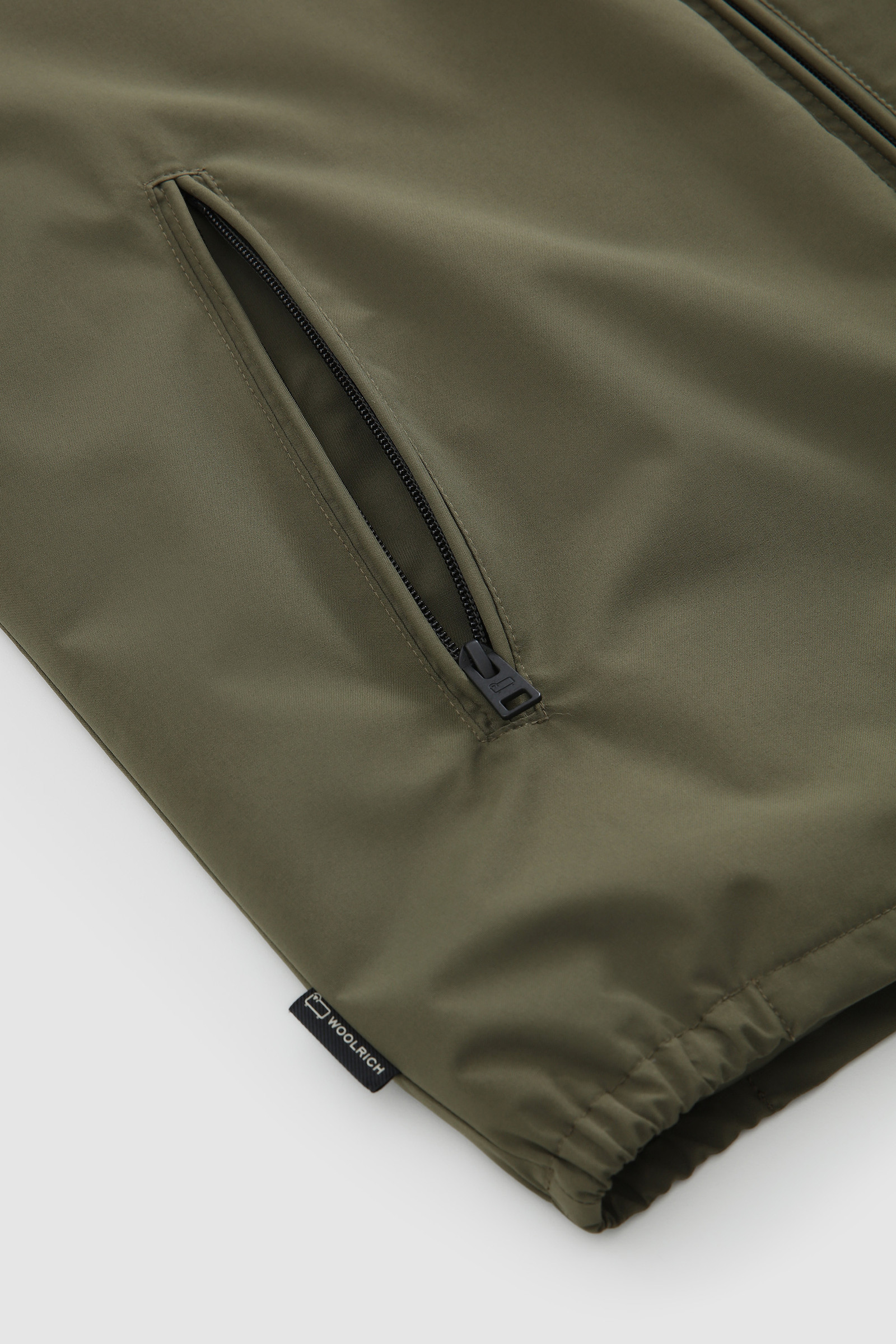 Two-Layer Padded Sailing Bomber Green photo 7 | Woolrich