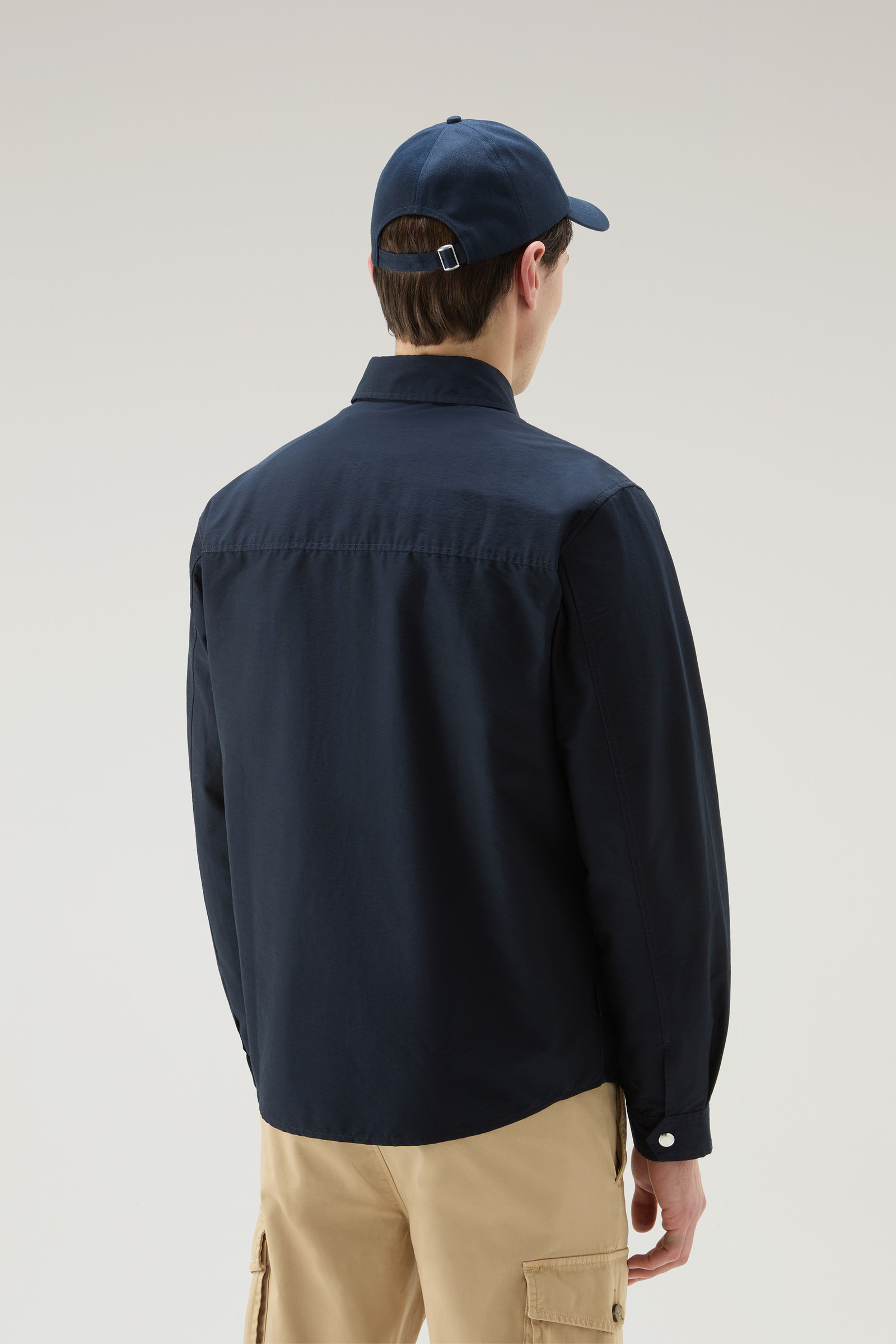 Camicia Cruiser in Light Eco Ramar blu photo 3 | Woolrich