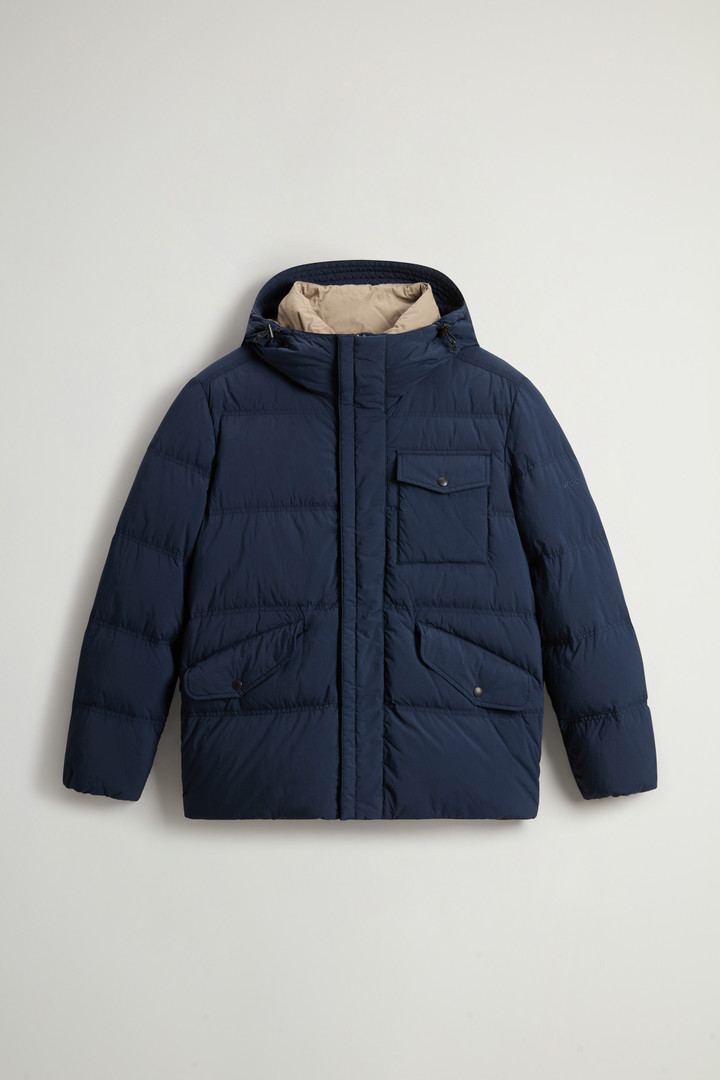 GARMENT DYED PUFFER JACKET Blau photo 5 | Woolrich