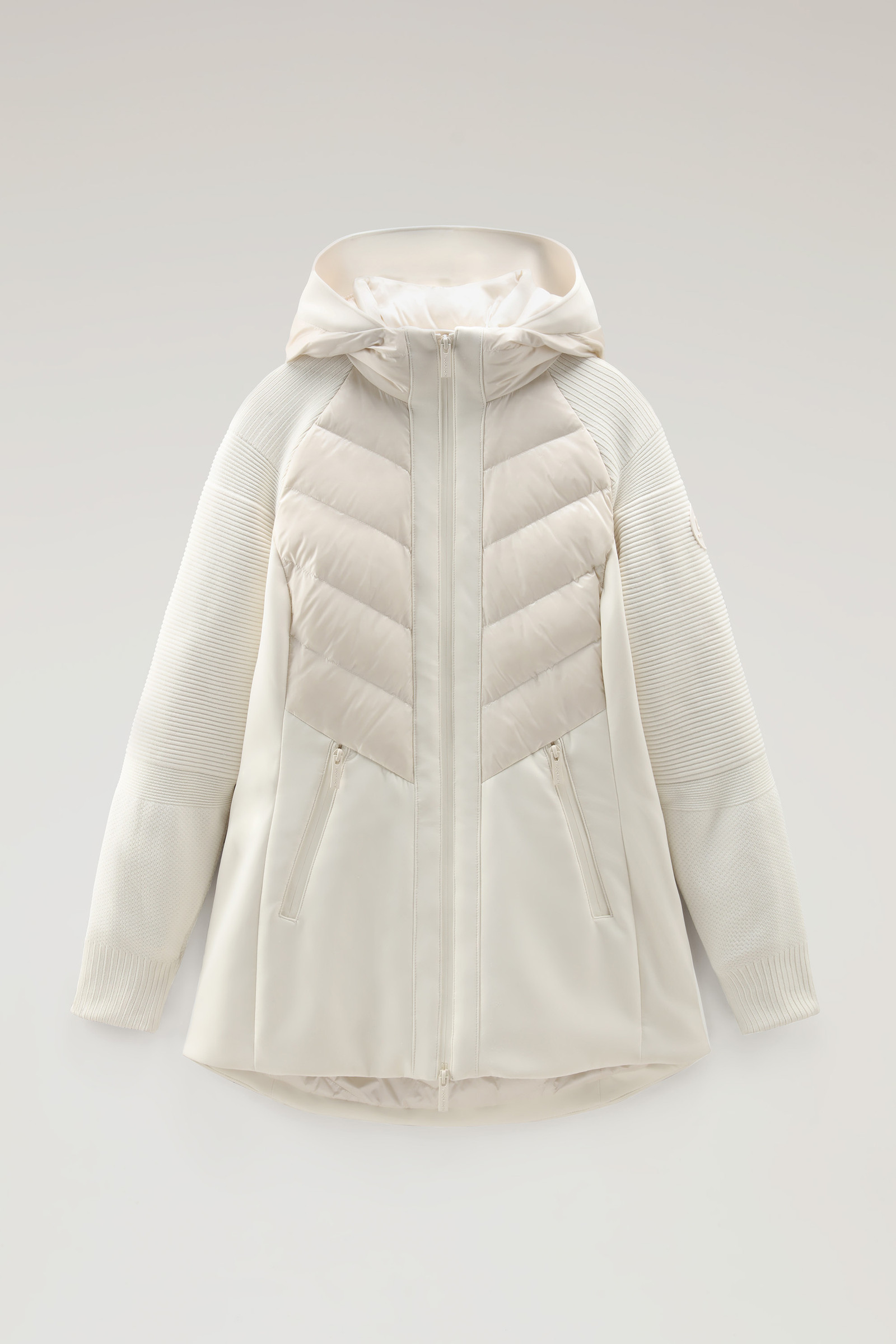 Veste Suffolk en microfibre stretch et softshell blanc photo 5 | Woolrich