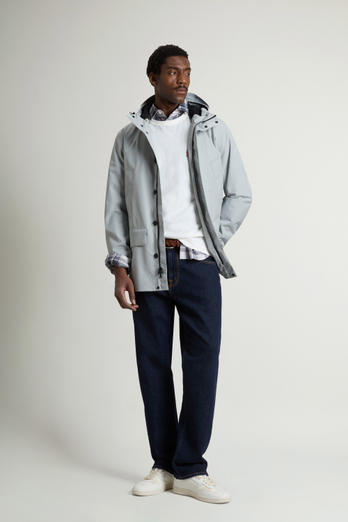 Summer Parka aus dem Gewebe WINDSTOPPER by GORE-TEX LABS Grau photo 1 | Woolrich