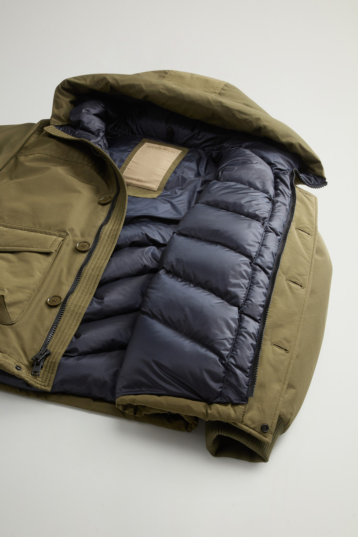 Ramar Cloth Bomber Jacket with Hood Green photo 12 | Woolrich