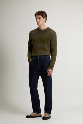 Contemporary Five-Pocket Jeans in Stretch Cotton Denim Blue photo 1 | Woolrich