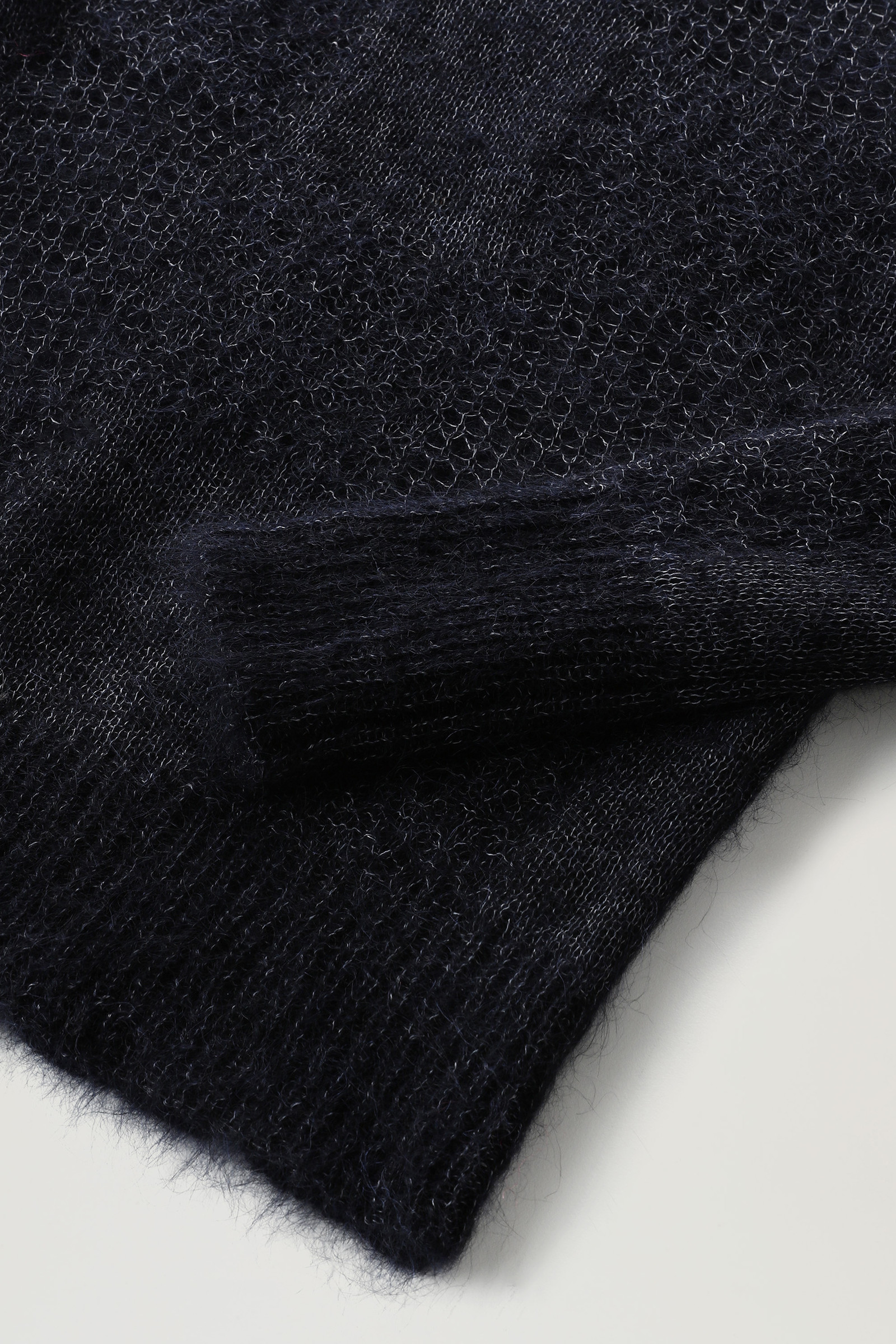 See-Through Mohair Wool Blend Knit Top - Daniëlle Cathari / Woolrich Blue photo 8 | Woolrich