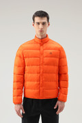Recycled Nylon Down Jacket with Detachable Sleeves